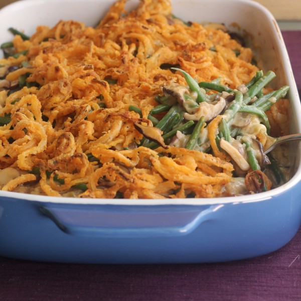 Emerilized (from Scratch) Green Bean Casserole